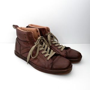 Bed Stu Brentwood Leather Low Top Lace Up Sneakers